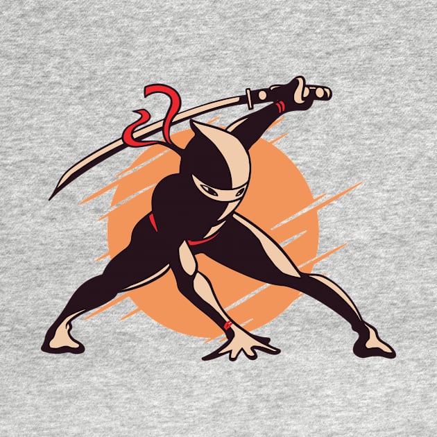 ninja gaming anime gamer samurai martialarts ninjutsu ninjawarrior kung fu by OfCA Design